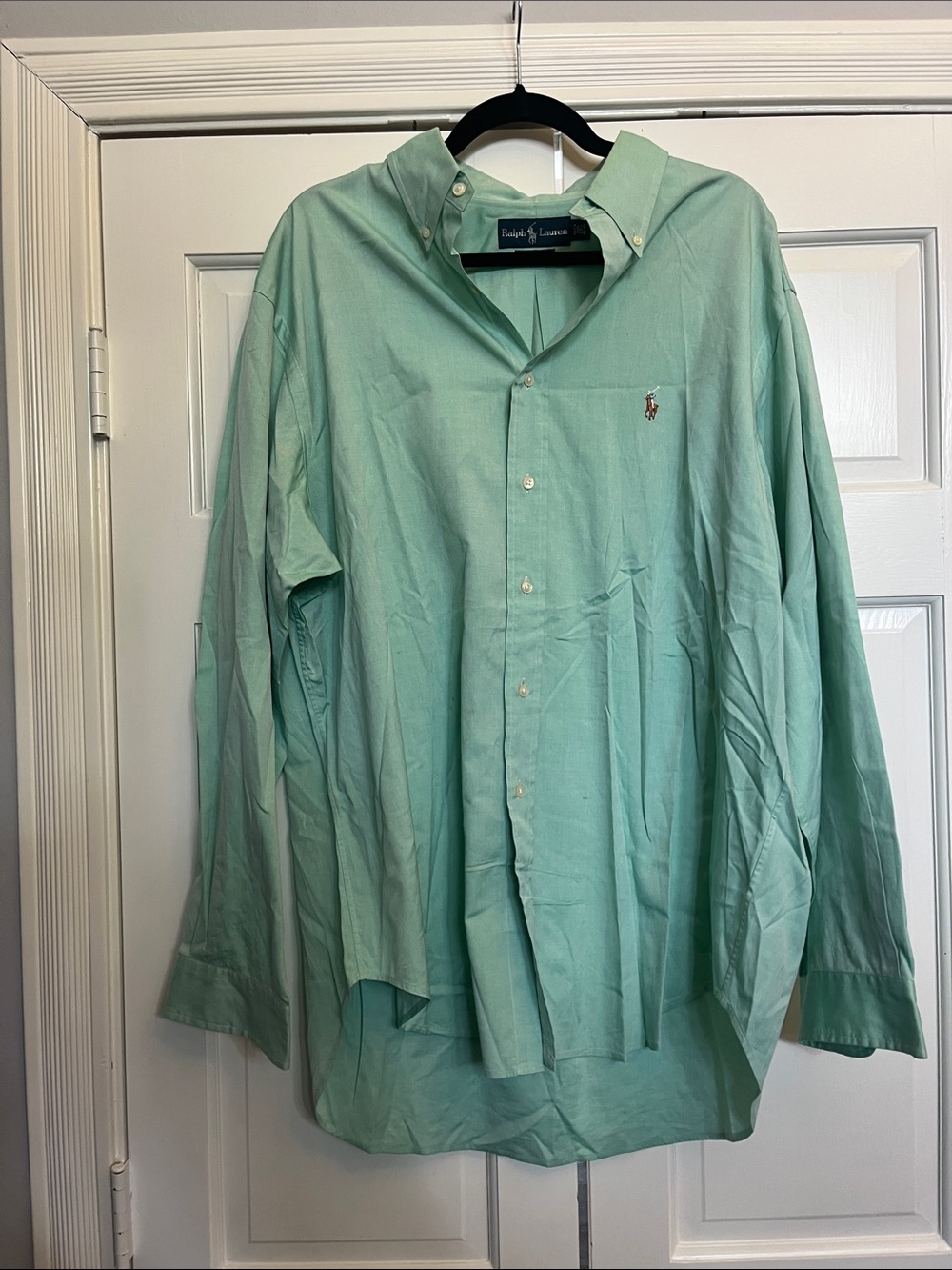 Ralph Lauren Light Mint Green Button-Down Shirt